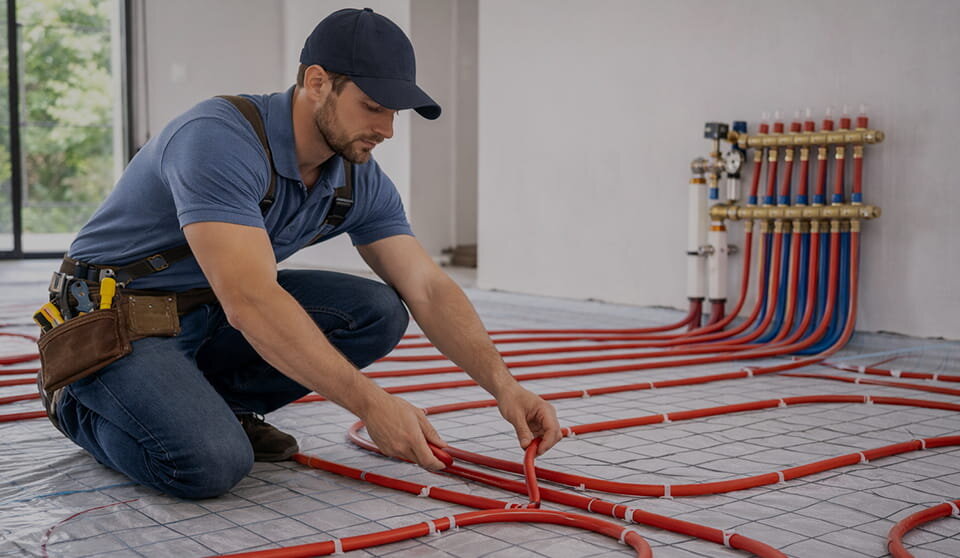 Vloerverwarming leads voor installateur bij aanvragen voor woning installatie